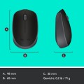 Mysz bezprzewodowa Logitech M171 optyczna czarna - 1128056