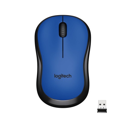 Mysz bezprzewodowa Logitech M220 Silent optyczna niebieska - 1067104