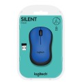 Mysz bezprzewodowa Logitech M220 Silent optyczna niebieska - 1067111