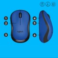 Mysz bezprzewodowa Logitech M220 Silent optyczna niebieska - 1067109