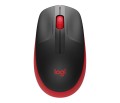 Mysz bezprzewodowa Logitech M190 optyczna czerwona - 878290