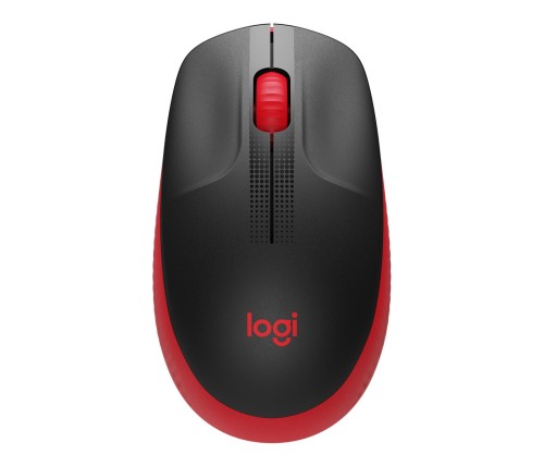 Mysz bezprzewodowa Logitech M190 optyczna czerwona - 878290