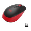 Mysz bezprzewodowa Logitech M190 optyczna czerwona - 878294