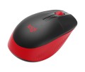 Mysz bezprzewodowa Logitech M190 optyczna czerwona - 878293