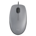 Mysz przewodowa Logitech M110 Silent optyczna szara - 1128061
