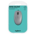 Mysz przewodowa Logitech M110 Silent optyczna szara - 1128060