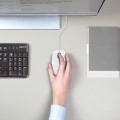 Mysz przewodowa Logitech M100 optyczna biało-czarna - 1066814