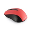 Mysz bezprzewodowa Modecom MC-WM9 czerwono-czarna - 784282