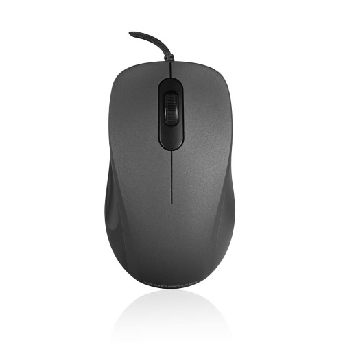 Mysz przewodowa Modecom MC-M10S SILENT optyczna czarno-szara - 1067676