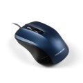 Mysz przewodowa Modecom M9.1 optyczna czarno-niebieska - 878318