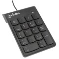 Klawiatura numeryczna Manhattan USB 18 klawiszy - 1405049