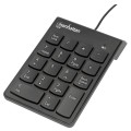 Klawiatura numeryczna Manhattan USB 18 klawiszy - 985073