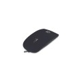 Mysz przewodowa Manhattan slim Optyczna 1000dpi czarna - 1405085