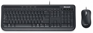 Zestaw przewodowy klawiatura + mysz Microsoft Wired Desktop 600 (APB-00013) Czarny