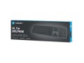 Klawiatura bezprzewodowa Natec Dolphin Slim Bluetooth + 2.4GHz, X-Scissors aluminium - 1066174