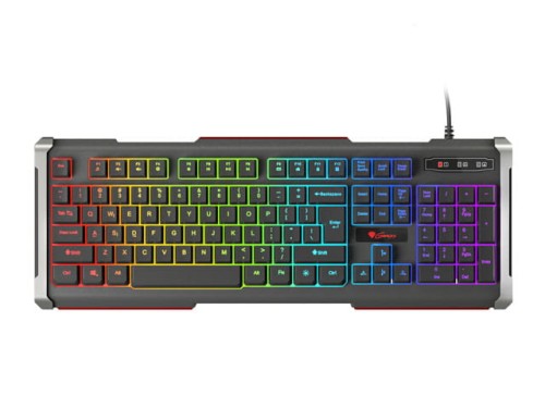 Klawiatura przewodowa Genesis Rhod 400 Gaming czarna - 1066127