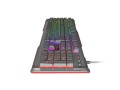 Klawiatura przewodowa Genesis Rhod 400 Gaming czarna - 1066130