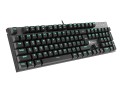 Klawiatura przewodowa Genesis Thor 300 Gaming zielone podświetlenie czarna - 699718