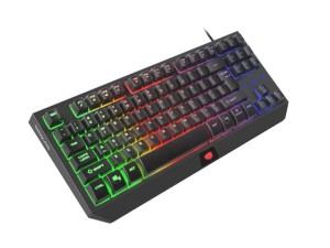 Klawiatura przewodowa Fury Hurricane TKL Gaming podświetlana czarna