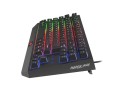 Klawiatura przewodowa Fury Hurricane TKL Gaming podświetlana czarna - 1066146
