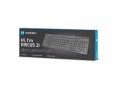 Klawiatura przewodowa Natec Discus 2 multimedialna slim USB czarna - 1066151