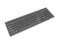 Klawiatura przewodowa Natec Discus 2 multimedialna slim USB czarna - 1066150