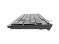 Klawiatura przewodowa Natec Discus 2 multimedialna slim USB czarna - 1066148