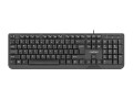 Klawiatura Natec Trout slim przewodowa czarna USB - 1065920