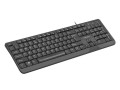Klawiatura Natec Trout slim przewodowa czarna USB - 1065922