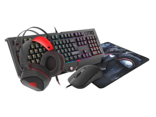 Zestaw przewodowy klawiatura + mysz + słuchawki + podkładka Genesis Cobalt 330 Gaming - 699739