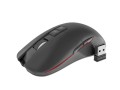 Mysz bezprzewodowa Genesis Zircon 330 optyczna Gaming 3600DPI czarno-czerwona - 1067308