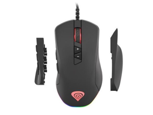 Mysz przewodowa Genesis Xenon 770 optyczna Gaming 10200DPI RGB czarna - 699765