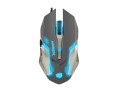 Mysz przewodowa Fury Warrior optyczna Gaming 3200 DPI czarno-biała - 1067171