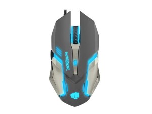 Mysz przewodowa Fury Warrior optyczna Gaming 3200 DPI czarno-biała