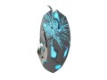 Mysz przewodowa Fury Gladiator optyczna Gaming 3200 DPI podświetlana czarno-niebieska - 783778