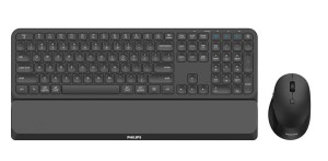 Zestaw bezprzewodowy klawiatura i mysz PHILIPS SPT6607B/00 czarny
