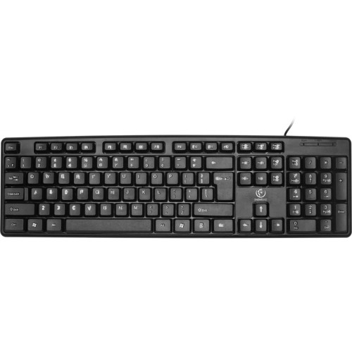Klawiatura przewodowa Rebeltec UNO USB czarna - 1227132