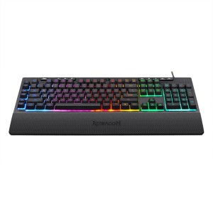 Klawiatura przewodowa Redragon K512 SHIVA RGB Gaming Czarna