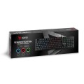 Klawiatura przewodowa SAVIO Tempest RX FULL Outemu RED, Gaming, mechaniczna, aluminiowa, podświetlana - 1066285