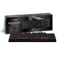 Klawiatura przewodowa SAVIO Tempest RX FULL Outemu RED, Gaming, mechaniczna, aluminiowa, podświetlana - 1066286