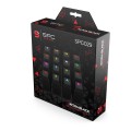 Klawisze SPC Gear KC104 Black DBL Shot PBT czarne - 700000