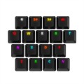 Klawisze SPC Gear KC104 Black DBL Shot PBT czarne - 1406311