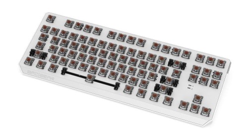 Klawiatura przewodowa SPC Gear GK630K Onyx White Tournament Kailh Brown RGB Gaming biała - 1406346