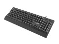 Klawiatura przewodowa UGO Askja K200 multimedialna USB czarna - 1066115