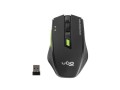 Mysz bezprzewodowa UGO MY-04 optyczna 1800 DPI czarna - 1406710