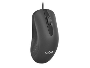 Mysz przewodowa UGO Meru M100 optyczna 1000 DPI czarna