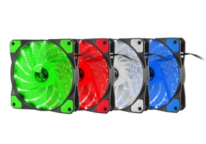 Wentylator do zasilacza/obudowy Genesis Hydrion 120 czerwony LED
