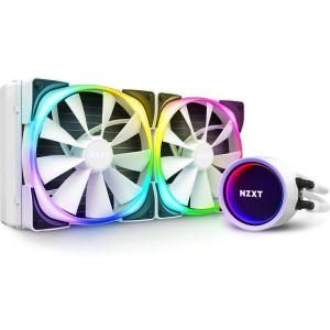 Chłodzenie wodne NZXT Kraken X63 white 280mm RGB podświetlane wentylatory i pompa