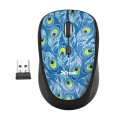 Mysz Trust Yvi Wireless Peacock 23388 (optyczna; 1600 DPI; kolor niebieski) - 784600