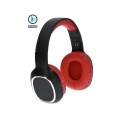 Słuchawki z mikrofonem Rebeltec WAVE bezprzewodowa Bluetooth stereo czarno-czerwone - 1235183